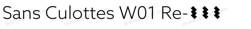 Sans Culottes W01 Re字体转换